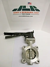 CRANE FLOWSEAL, 3" 150 BUTTERFLY VALVE, 03-10A-22DTTG-HHK
