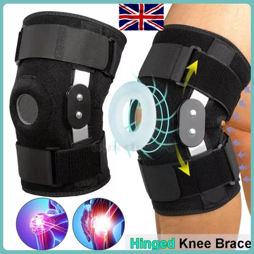Orthopedic Hinged Knee Brace Support Compression Sleeve Wrap Patella Stabilizer - Bild 1 von 38