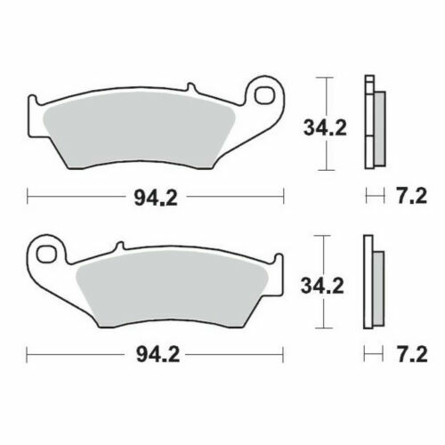 TRW MCB739SI – Kit Pastiglie Freno Sinterizzate Offroad Per Suzuki RM-Z E Altre Moto – Assale Posteriore