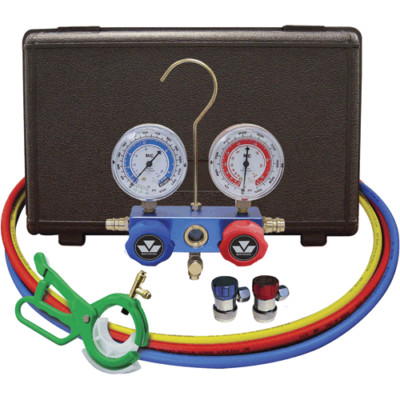Mastercool 89661-PRO /R134a/ Manifold Gauge Set w/Aluminum Standard Couplers
