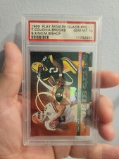 1999 Playoff Momentum  Rookie Quads Football #1 Couch/Brooks/King/Bishop Psa 10