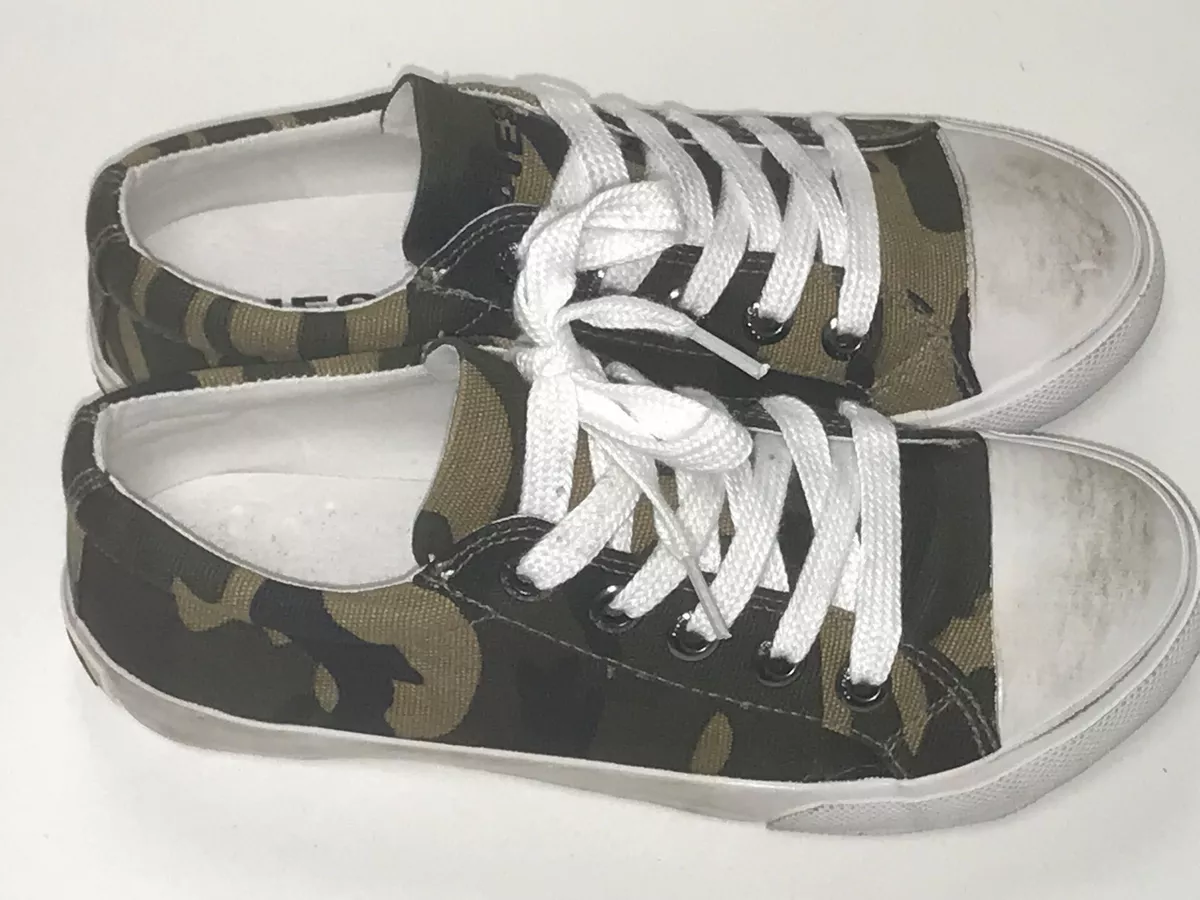 Diesel New Boys MELTING POT CAMO SNEAKERS Sz 35 Eu 3 US RTL