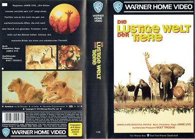 (VHS)  Videokassette - Die lustige Welt der Tiere - Afrika-Tier-Dokumentation