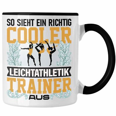 Trendation - Leichtathletik Trainer Tasse Geschenk Lustiger Spruch Geshenkidee