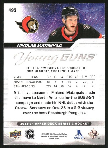 2023-24 Upper Deck Young Guns (Choose Your Cards) - Bild 24 von 40