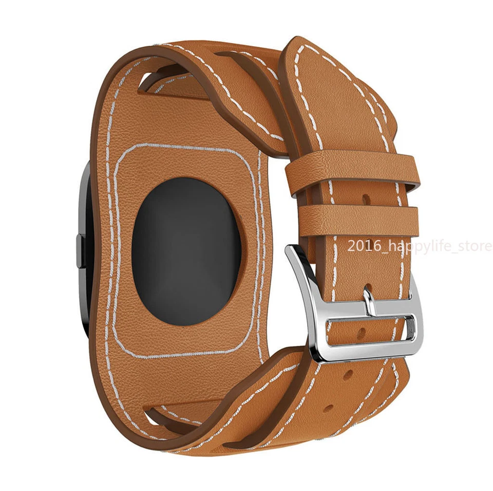 Correa de reloj de cuero para Fitbit Versa 2 1/Lite correa de muñeca de repuesto Foto 4 de 4