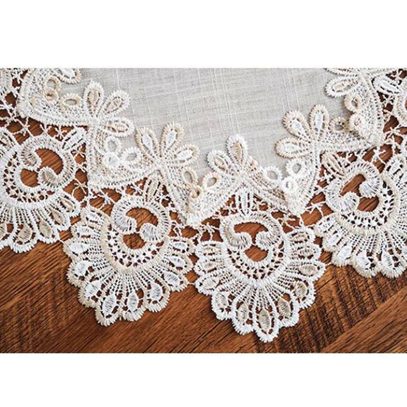 Vintage Table Cloth Floral Lace Tablecloth Cover Wedding Party Dinner