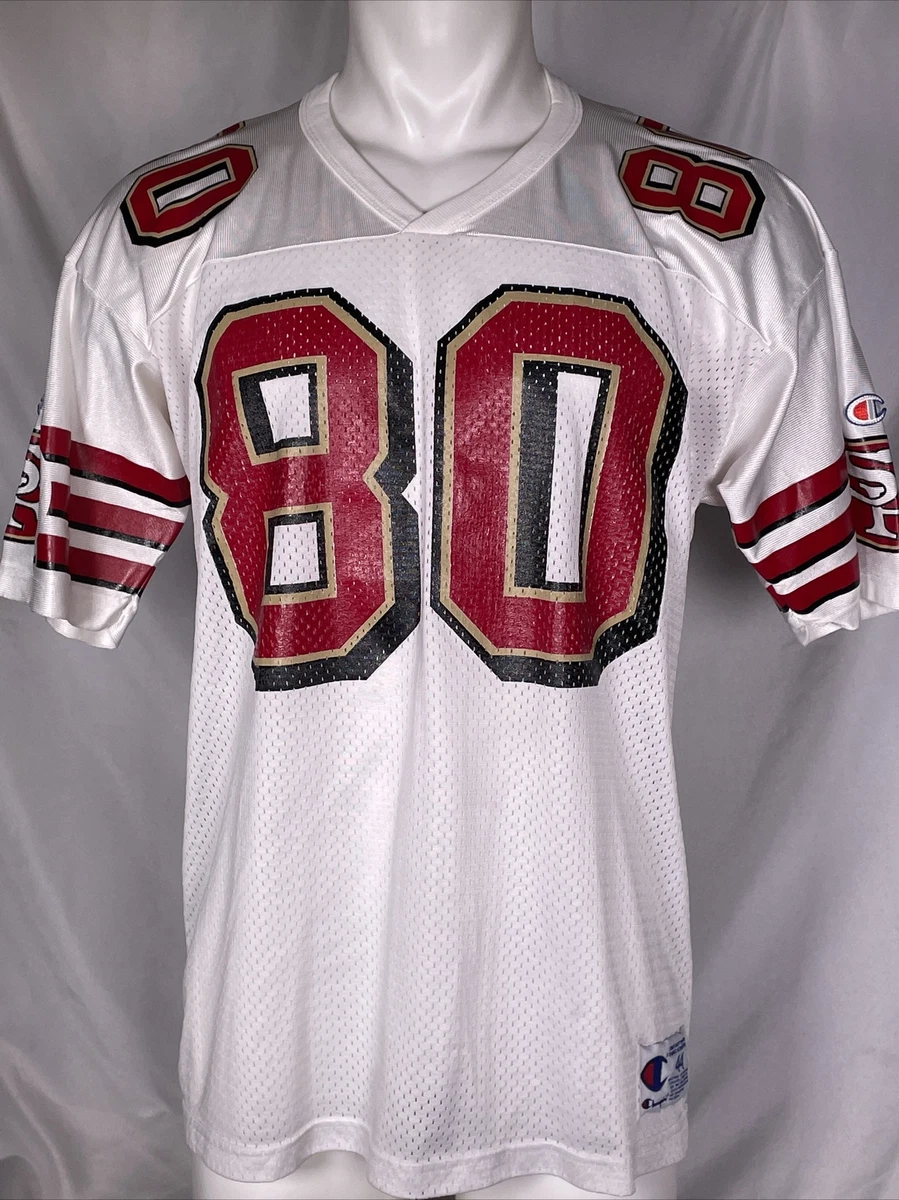 white jerry rice jersey