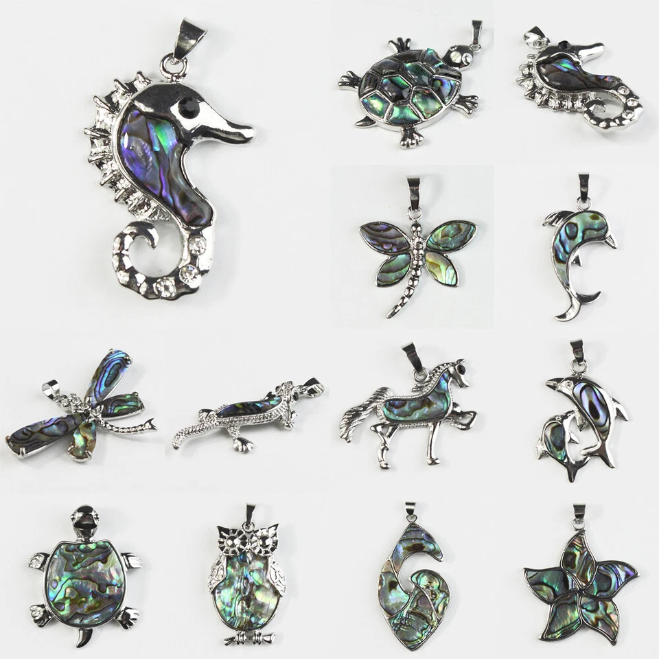 Новый натуральный пауа абалона оболочка провода надежном дерево жизни подвески бусина для ожерелье - Изображение 2 из 4