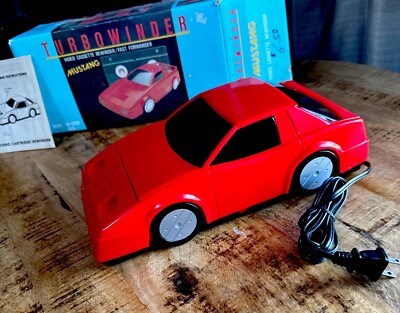 ジャンク　TURBOWINDER RE-8000 VHS READ Betamax Rewinder MUSTANG Red VHS VCR Turbowinder BR-8200 BETA