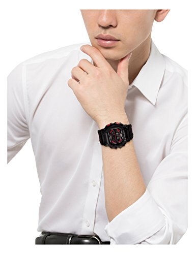 Casio G-shock GXW-56-1AJF 50.6 mm Black/Red Rubber and Resin Case