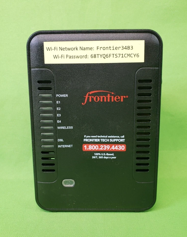 Frontier NetGear DSL Modem with WiFi ADSL2+ Router Model D2200D-1FRNAS - Image 2 of 4
