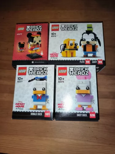 Lego BrickHeadz Mickey Mouse 40377 + 40378 + 40476 + 40477+40673