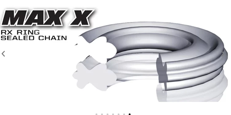 Ducati 1198 \ R \ S RK MAX-X RX 2009-2011 120 cadena de eslabones paso negro 525 Foto 4 de 4