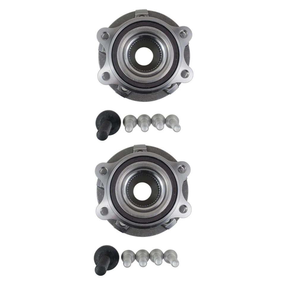 Par de bujes de rueda delanteros/traseros + cojinetes para Audi A4 A5 A6 A8 Allroad S4 S5 S6 S7 S8 Foto 3 de 4