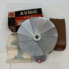 Vintage Avigo Crown fan flash Gun, 35 mm flash gun Original Box