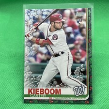 2019 Topps Holiday Mettalic snowflakes Carter Kaboom RC Washington Nationals