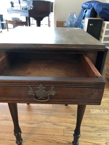 Wooden Drop Leaf Side Table Antique Ebay