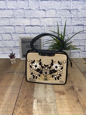 エニッドコリンズ　Jewel Bokay 1960's Enid Collins “Jewel Bokay” Purse – Antique Sugar