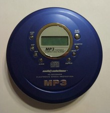 Audio Solutions ATC-351 MP3 Portable Purple CD Player Sold As Is Incomplete