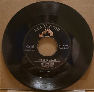 Bob Manning - To Love Again - RCA (45RPM 7 Single)(J654) 
