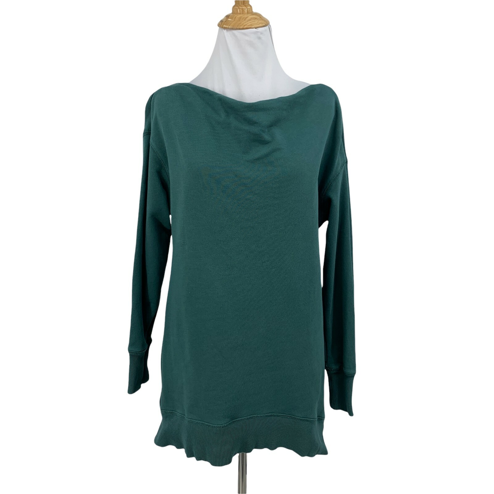 Pilcro and the Letterpress Spruce Green Sweater Size XS Rib Edges Oversized  Top | eBay