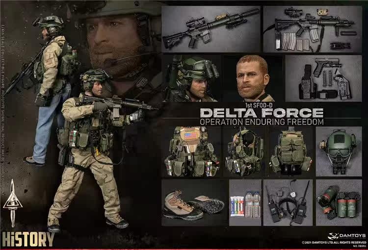 DAMTOYS 78091 1/6 DELTA FORCE 1st SFOD-D Action Figure Toy