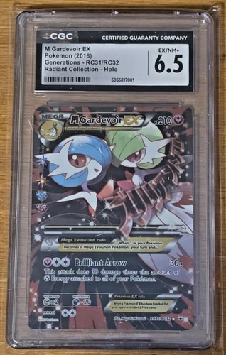 2016 Pokemon Generations Radiant Collection M Gardevoir EX RC31 CGC 6.5