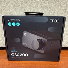 New & Sealed! EPOS Sennheiser GSX 300 Gaming Dac - External Sound Card - Black