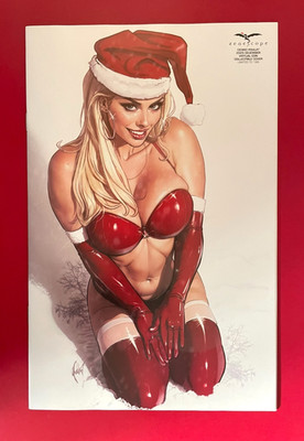 Grimm Fairy Tales 2025 HOLIDAY PINUP SPECIAL (NM) POULAT 2025 Virtual LE 199 HTF