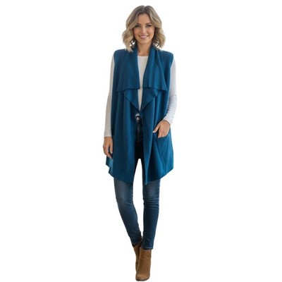 Rodier Weste Strickpullover blau L