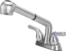 Utility Sink Faucet with Sprayer Laundry Room Faucet with Pull Out Sprayer for