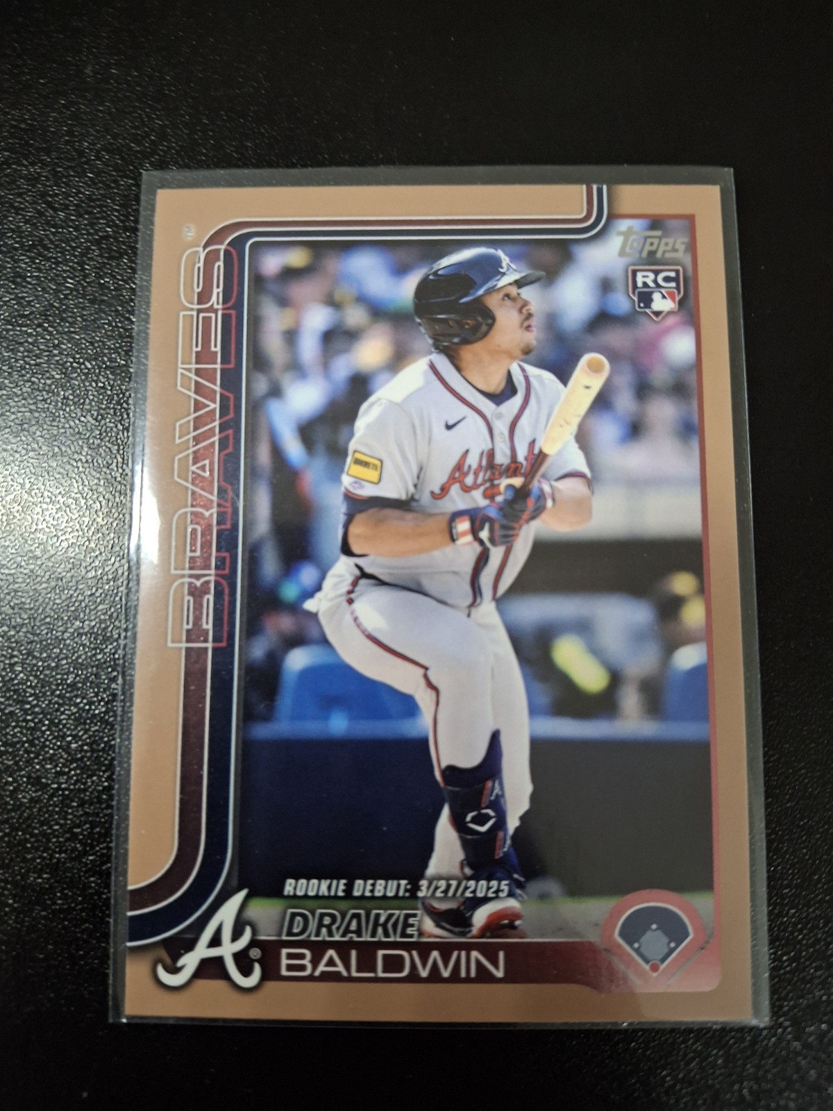 2025 Topps Update  Gold Rookie Debut #US113 Drake Baldwin (RC) /2025