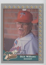 1990 Pacific Senior Professional Baseball Association Dick Williams #166 HOF 9am