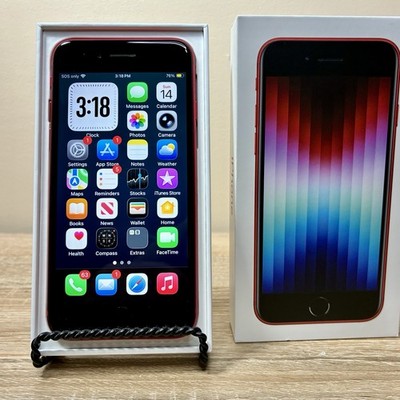Apple iPhone SE (3rd Generation) 64GB (PRODUCT) A2595 RED UNLOCKED