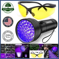 Professional Handheld AC Leak Detector with Ultraviolet Light and Eye Protection