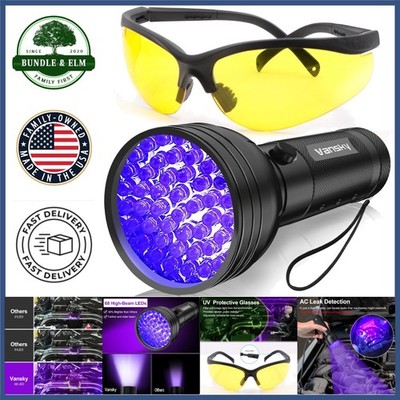 Professional Handheld AC Leak Detector with Ultraviolet Light and Eye Protection