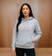 Nike "Just Do It" Light Blue Hoodie in Women's Size Medium