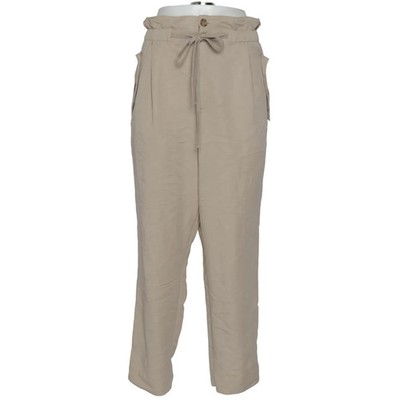 H&M, Hose, Größe: 46, Beige, Modal/Polyester, Einfarbig, Damen #JVl