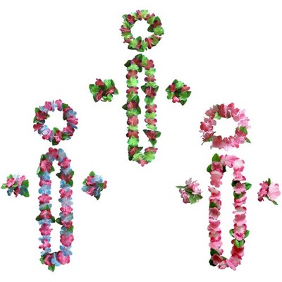 Hawaii Kette Armbänder Girlanden Blumenkette Party Dekoration Tropisch