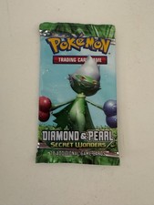 Pokemon Diamond and Pearl Secret Wonders Roserade Artwork Vintage Booster Pack