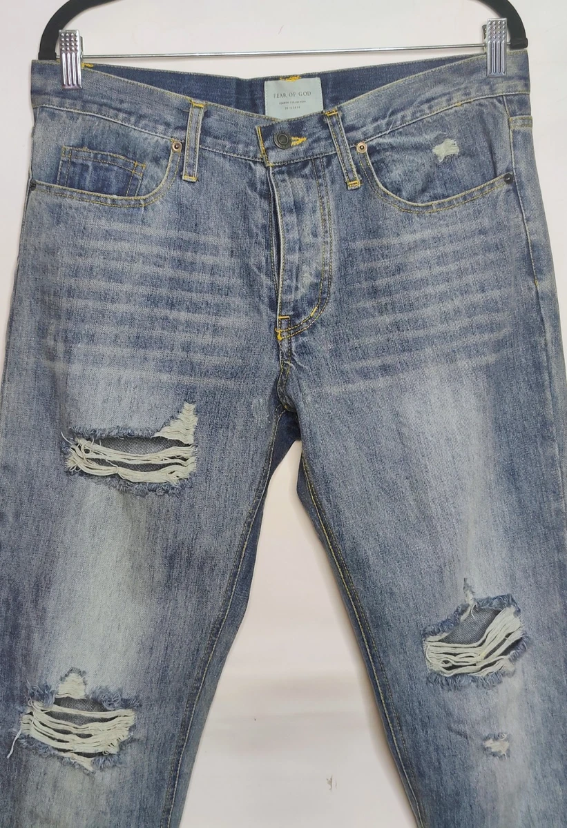 Fear of God Blue Slim Jeans for Men for sale | eBay