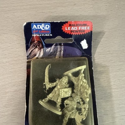Ral Partha AD&D Sealed Box Minuatures 11-427 Orogs Dungeons & Dragons 1993