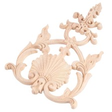 1X Rubber Wood Applique Vintage Furniture H X9L92685