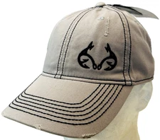Realtree Distressed Fishing Trucker Snapback Outdoors Hunting Hat Cap Logo