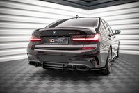 Heckansatz Diffusor Passend FüR BMW 3Er M340 G20 / G21 Schwarz Matt
