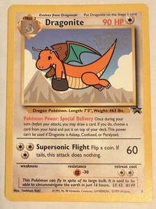 dragonite pokemon card promo Mint Condition Rare Dragonite Pokmon Card Promo Card