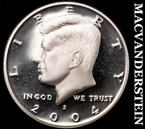 2004-S Kennedy Half Dollar- Silver Choice Gem Proof Luster #i3767