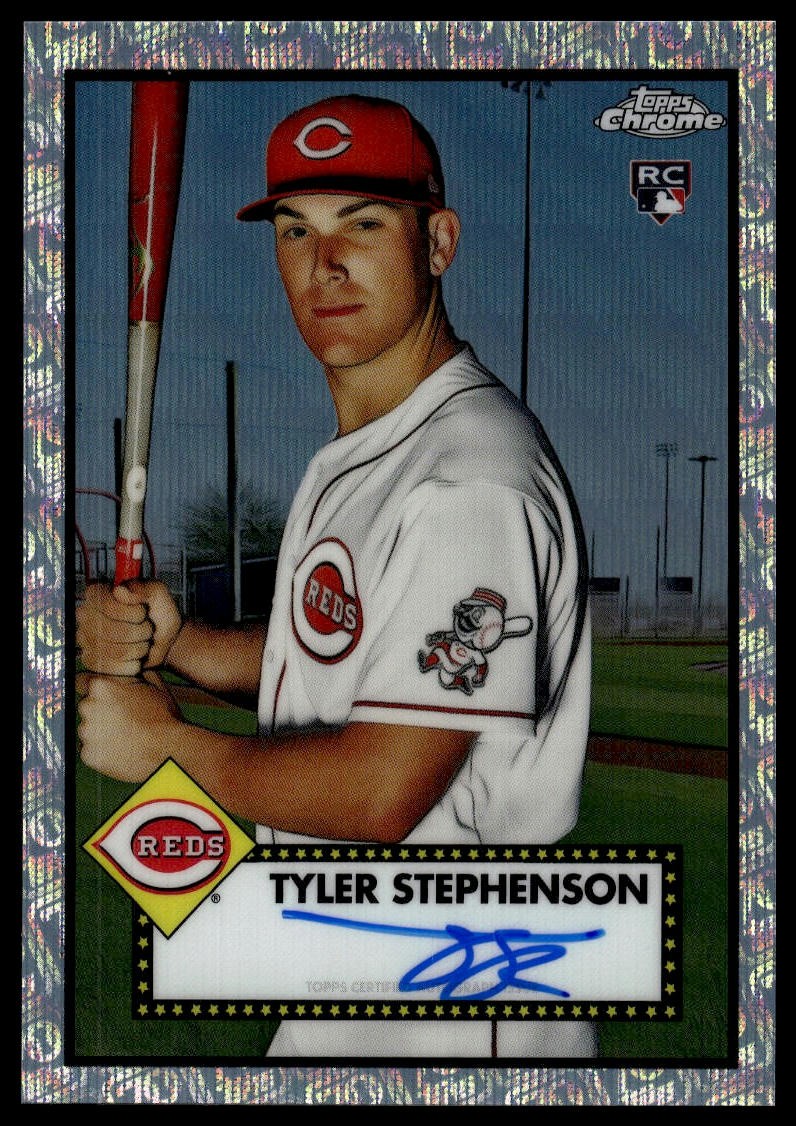 2021 Topps Chrome Platinum Anniversary #PA-TYS Tyler Stephenson Autographs