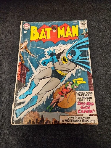 1964 DC COMICS BATMAN #164 LOW GRADE READER COPY VINTAGE SILVER AGE ROBIN